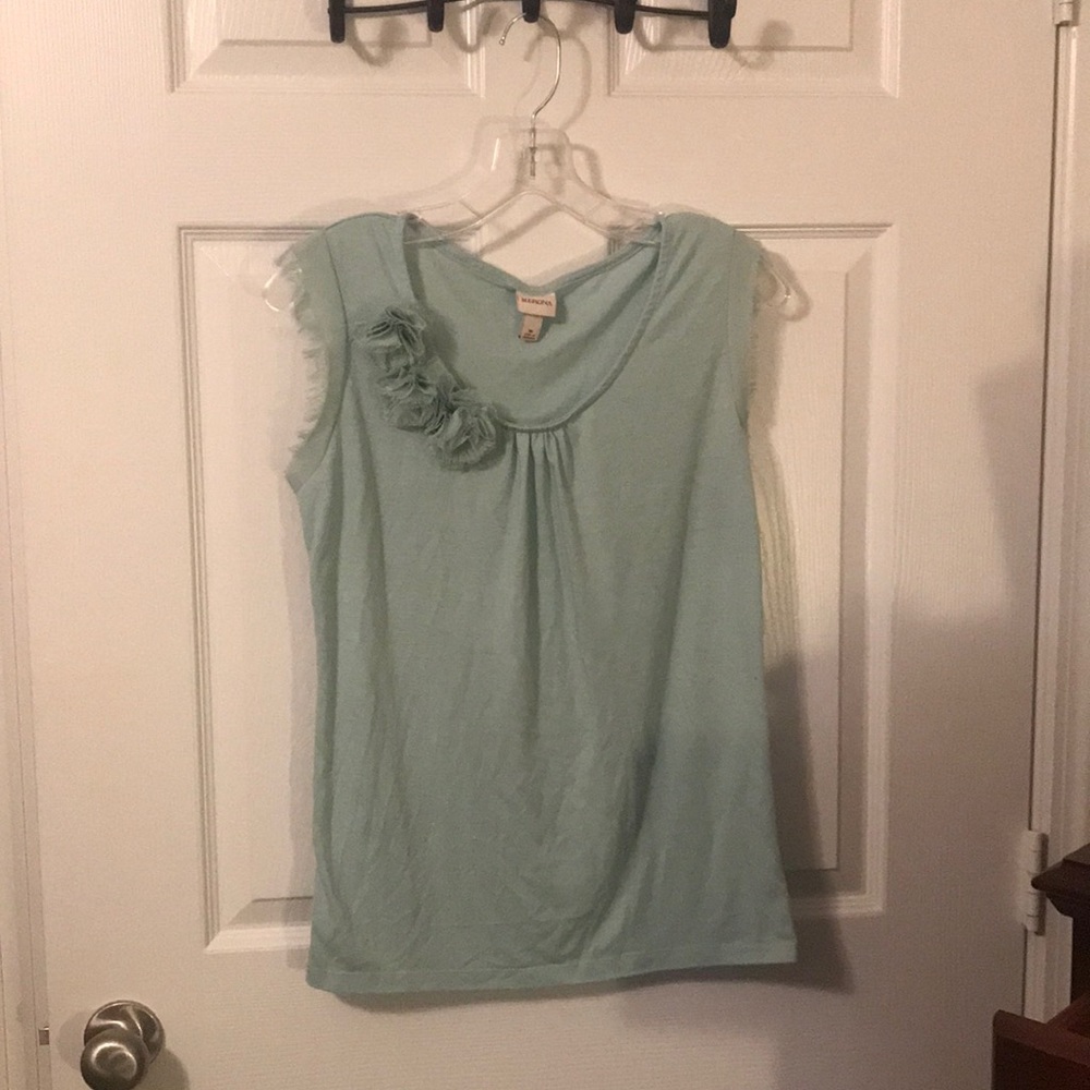 Merona Mint Sleeveless Blouse Medium